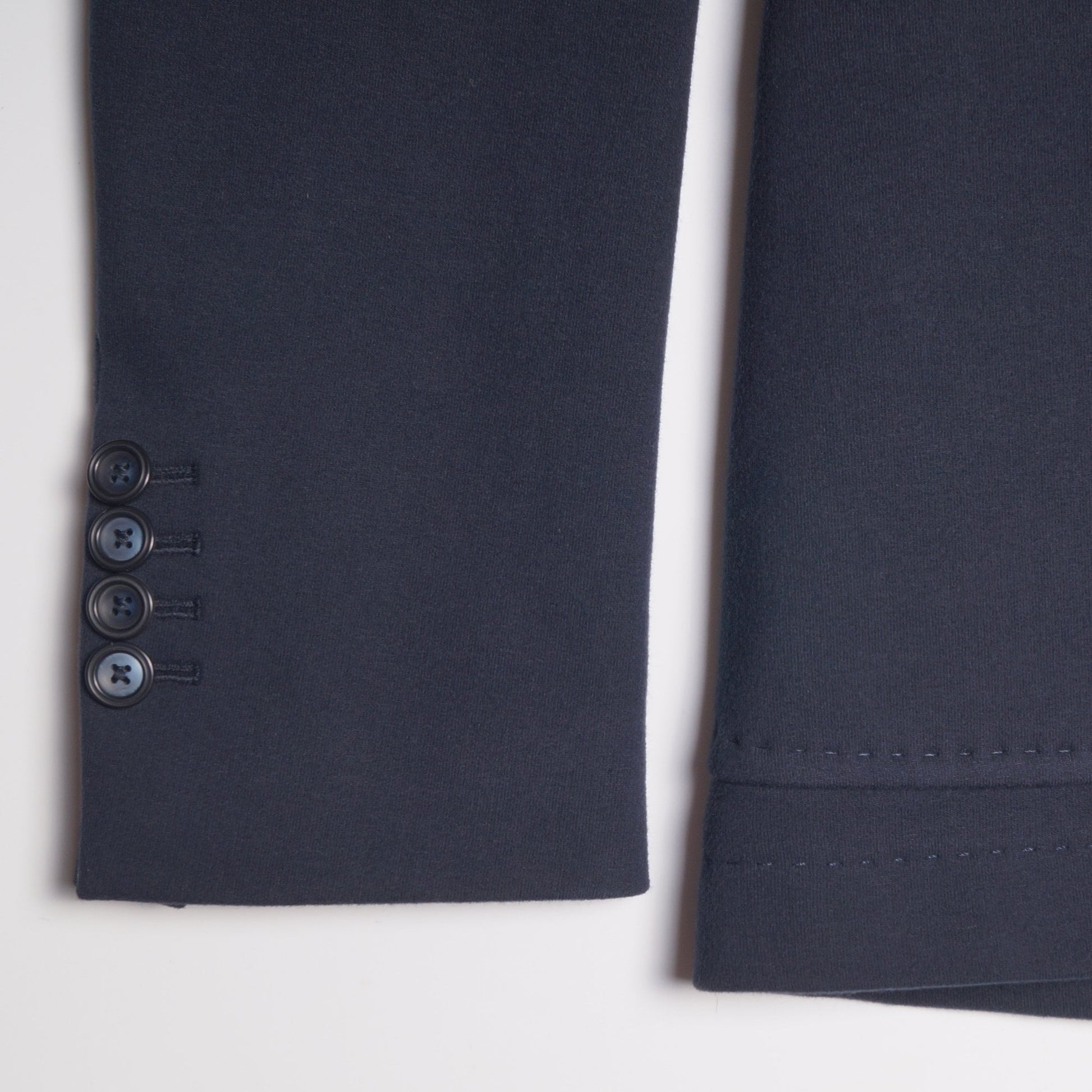 Circolo Jersey Fleece Blazer - Navy Blue