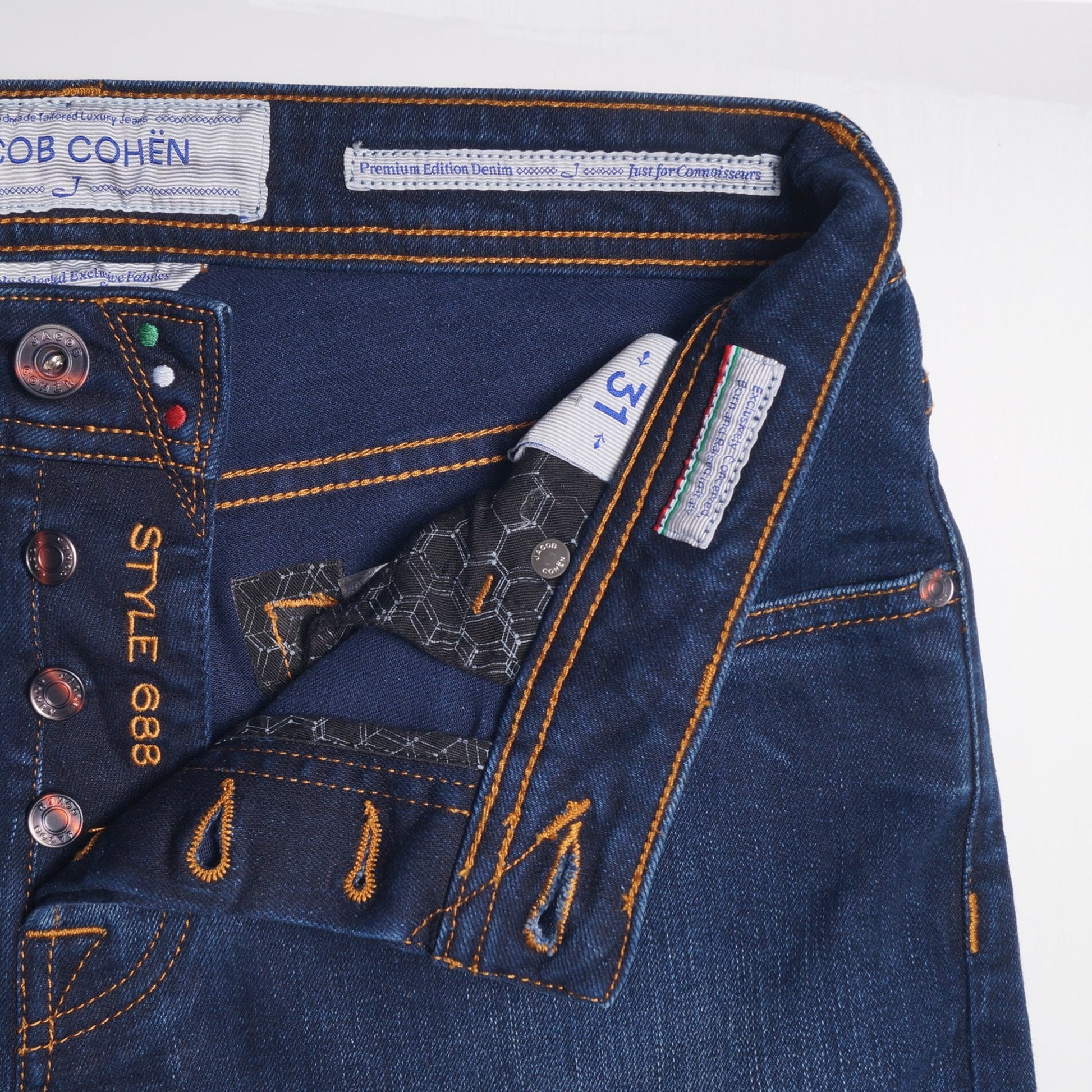 Jacob J688 Comfort Jeans - Blue