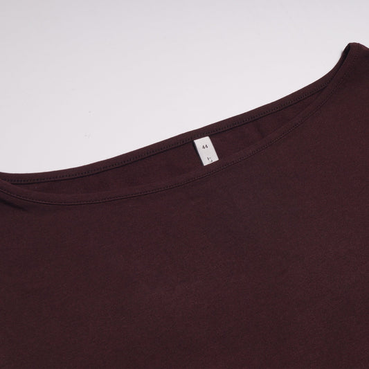 - Long Sleeve Top - Burgundy