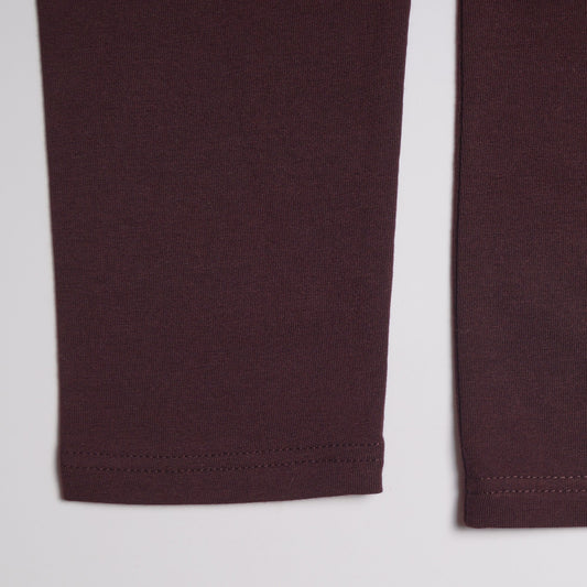 - Long Sleeve Top - Burgundy