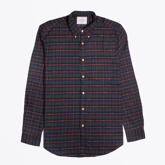 Lordelo - Checked Shirt - Navy/Green
