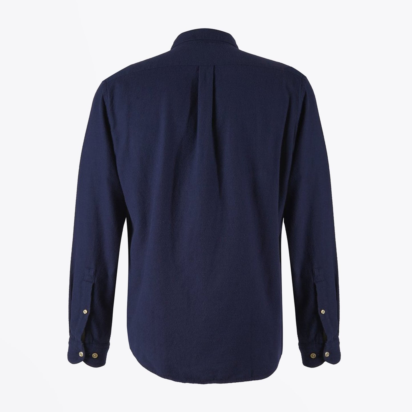 - Teca - Flannel Pocket Shirt - Navy