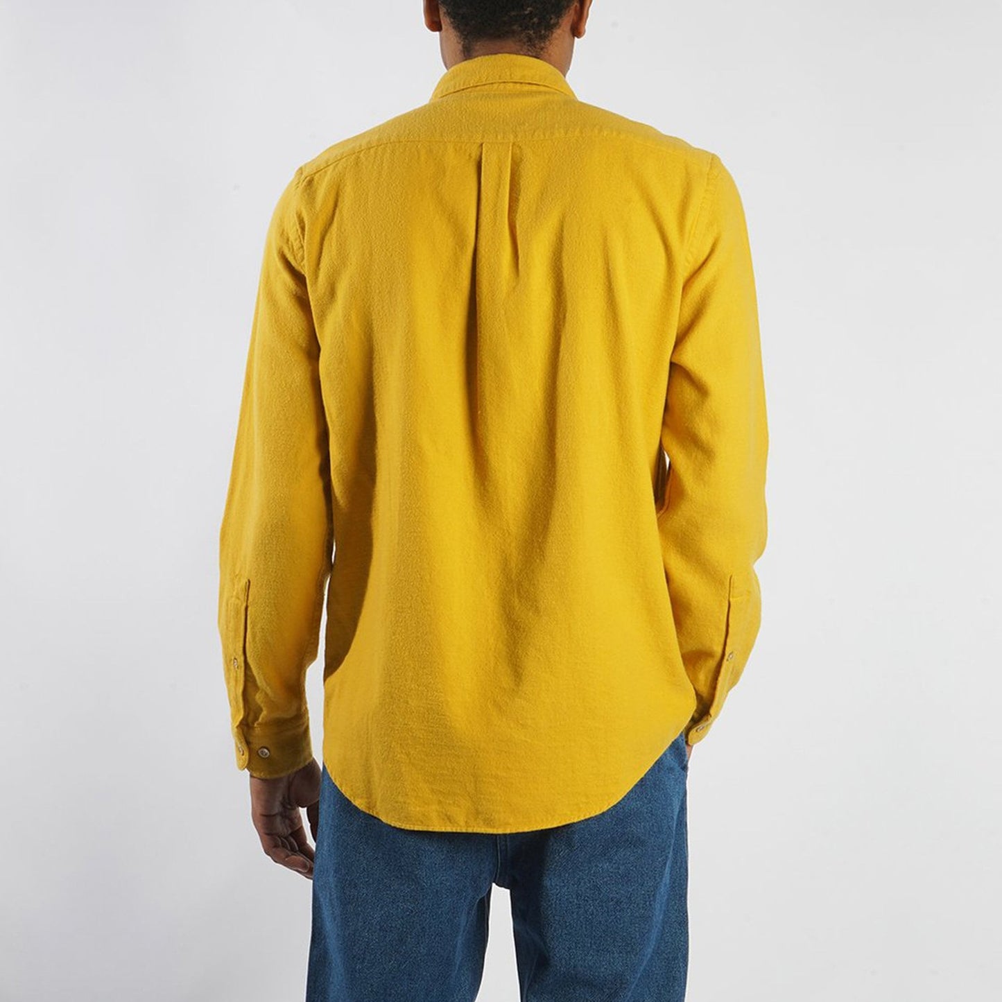 - Teca - Flannel Pocket Shirt - Mustard