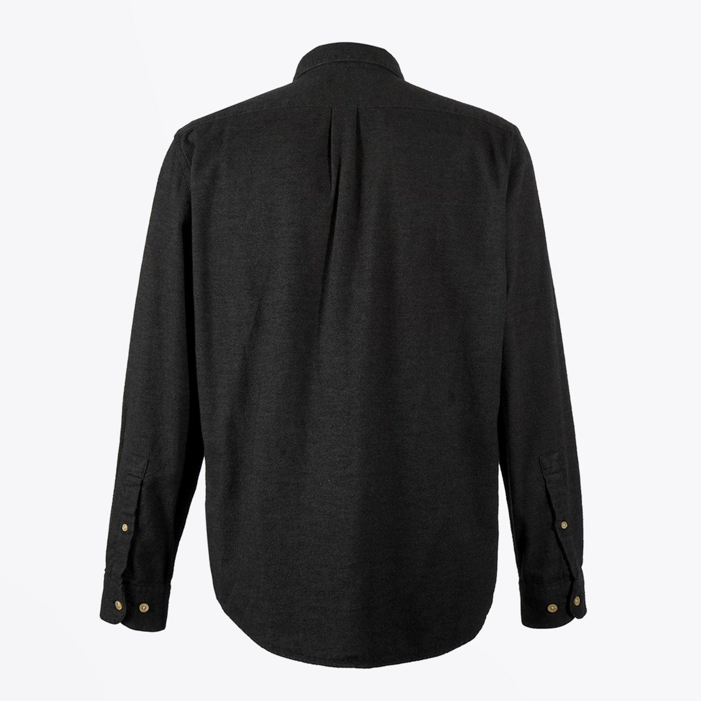 - Teca - Flannel Pocket Shirt - Black