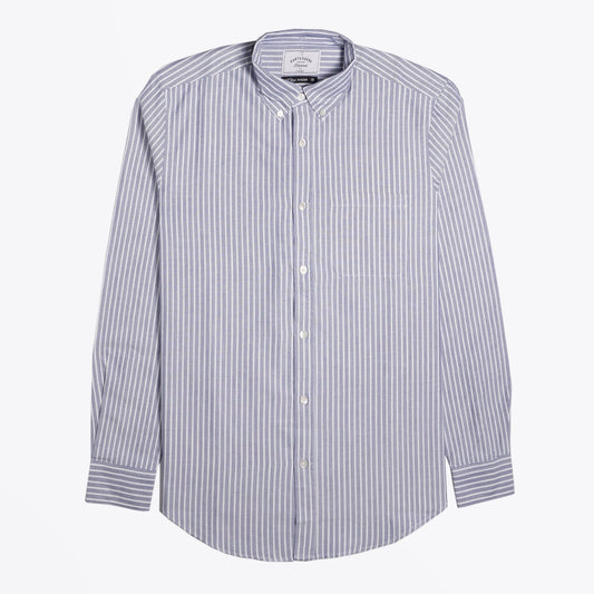 - Belavista - Stripe Shirt - Blue/White