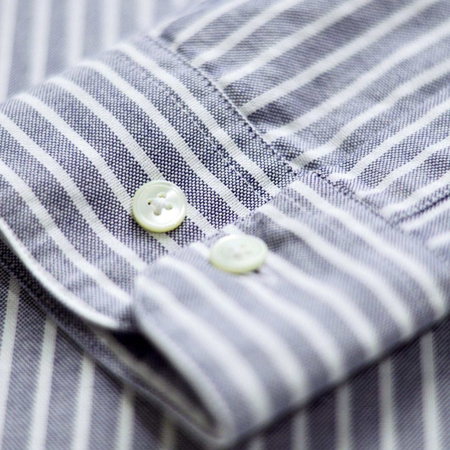 - Belavista - Stripe Shirt - Blue/White