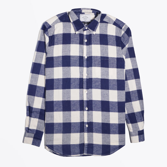 - Buffalo - Checked Shirt - Blue/White