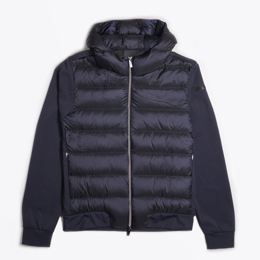 Fleece Hooded Jacket - Navy
