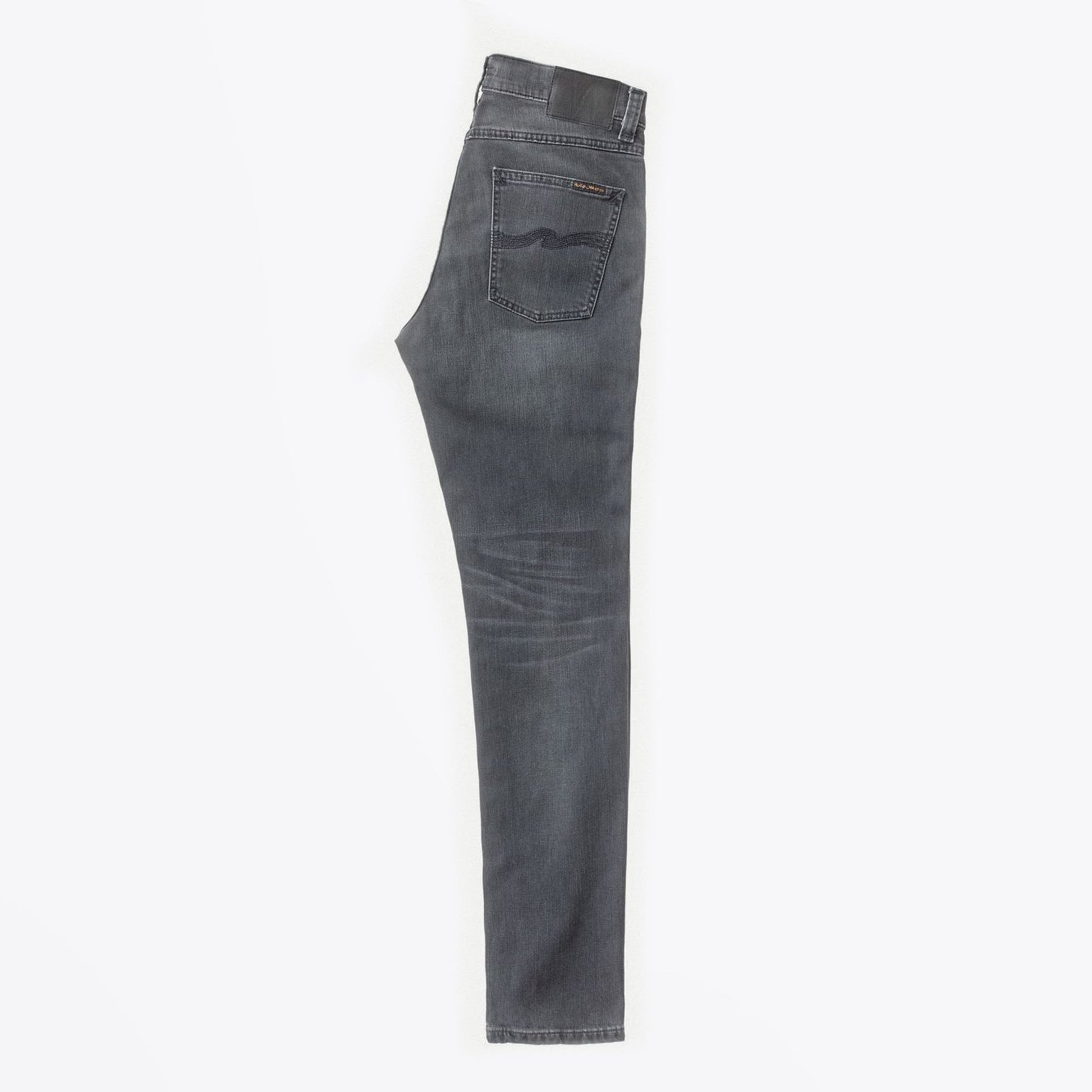 Nudie Lean Dean - Mono Grey Jeans - Grey