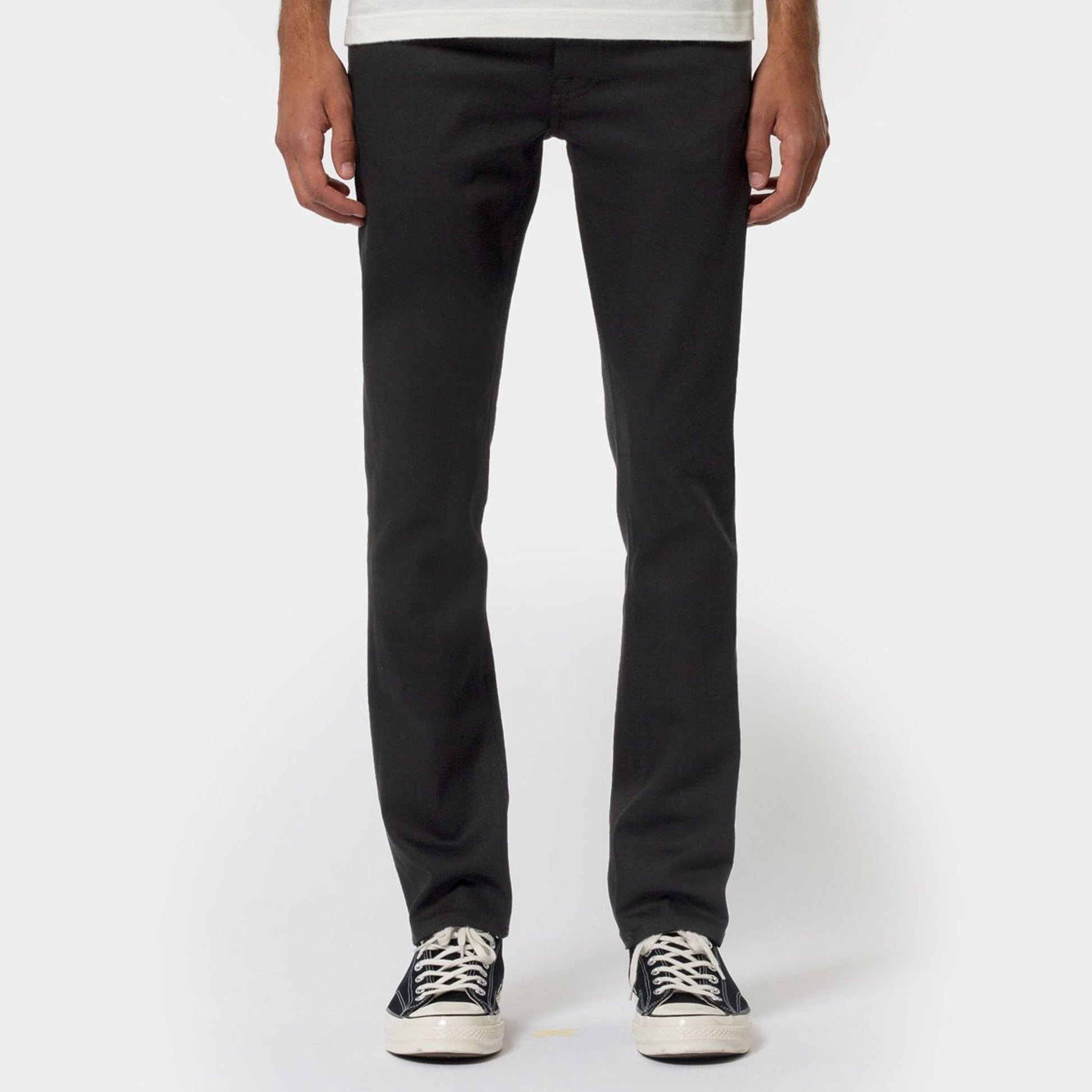 Nudie - Grim Tim - Dry Ever Black  Jeans - Black