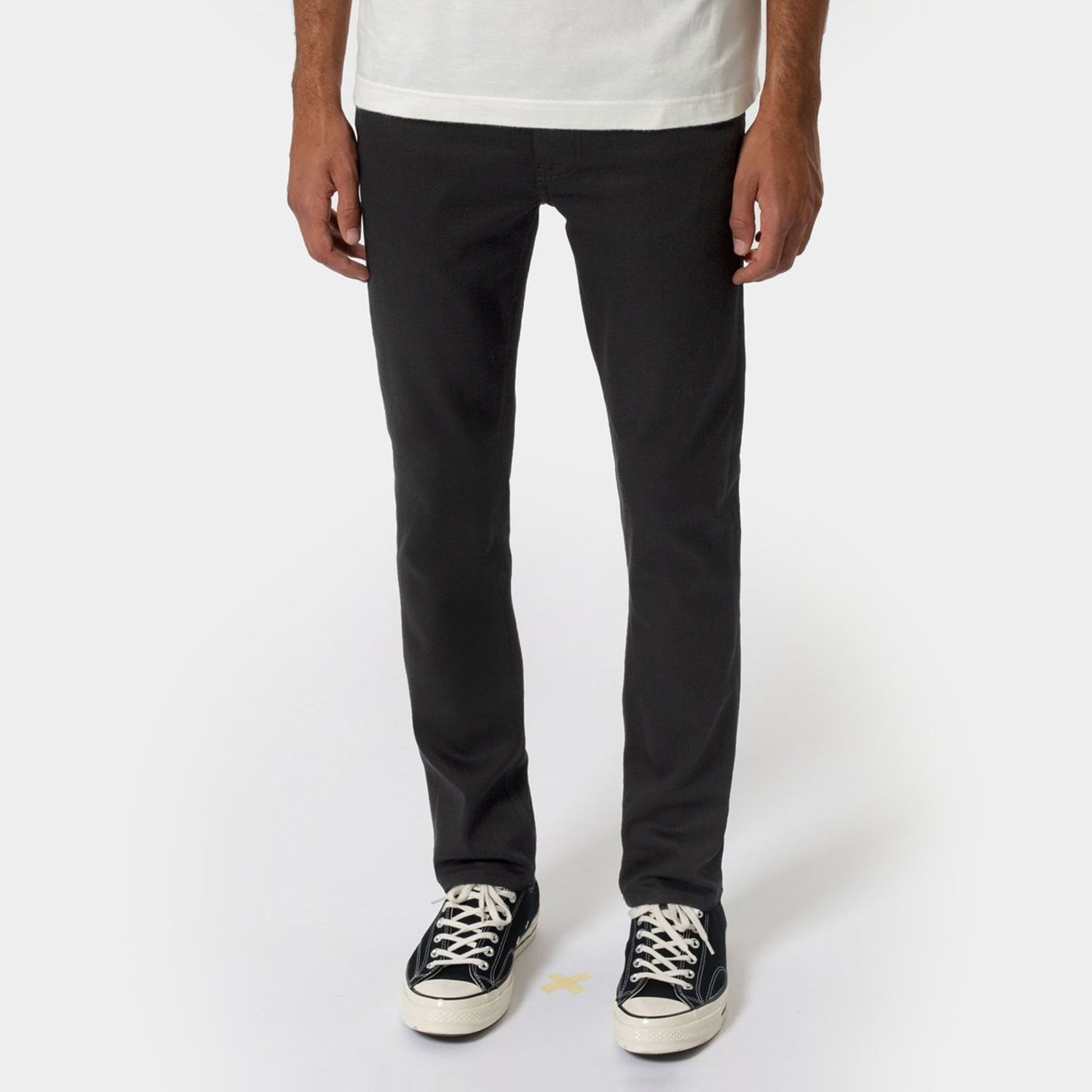 Nudie - Grim Tim - Dry Ever Black  Jeans - Black