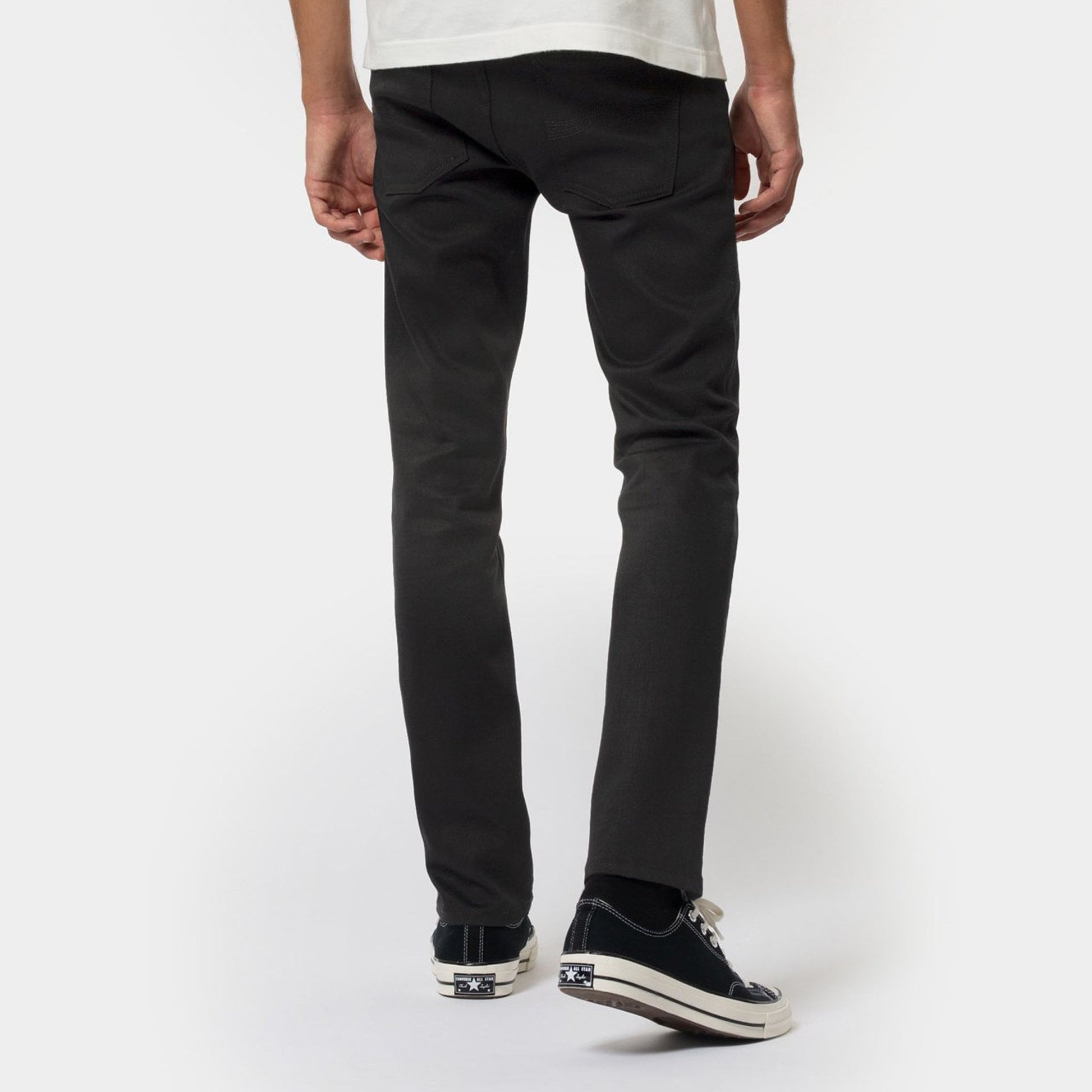 Nudie - Grim Tim - Dry Ever Black  Jeans - Black