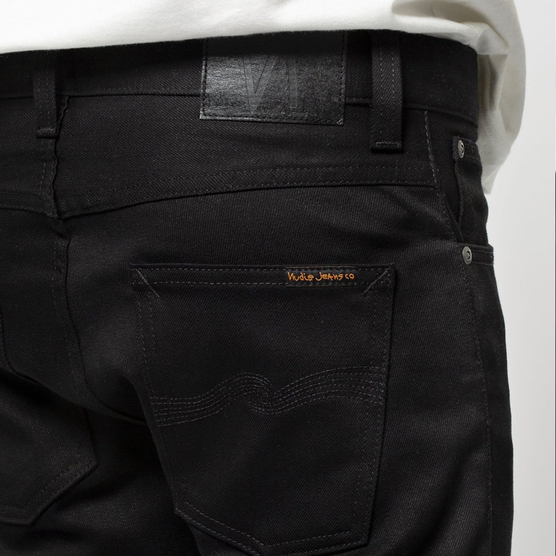 Nudie - Grim Tim - Dry Ever Black  Jeans - Black