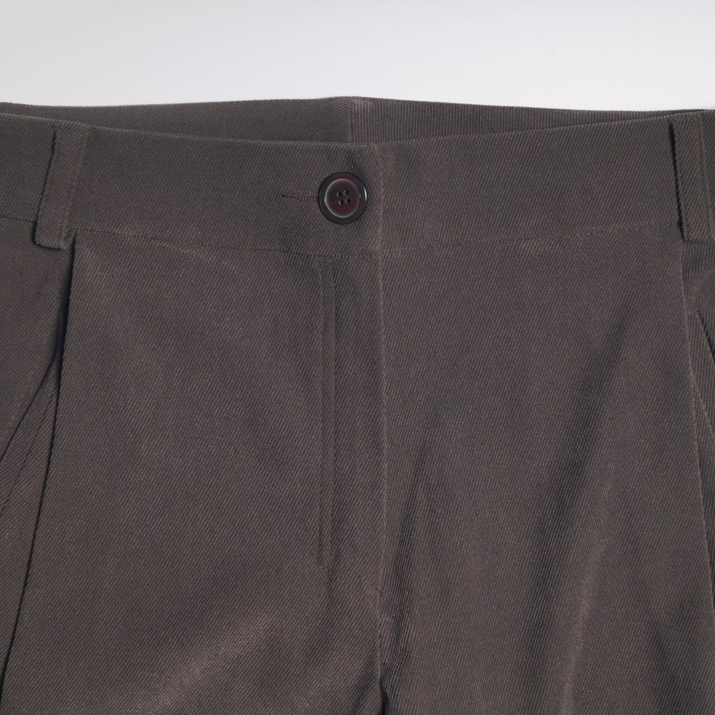 - Pleated Trousers - Khaki