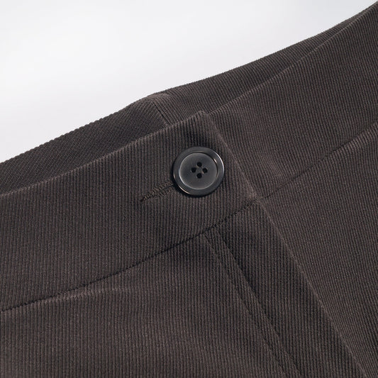 - Pleated Trousers - Khaki