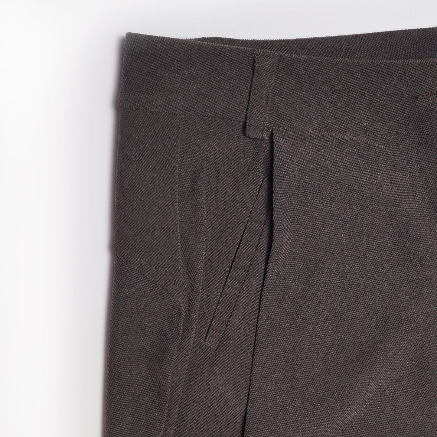 - Pleated Trousers - Khaki