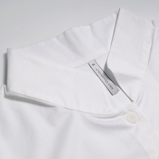 - Cotton Stretch Shirt - White