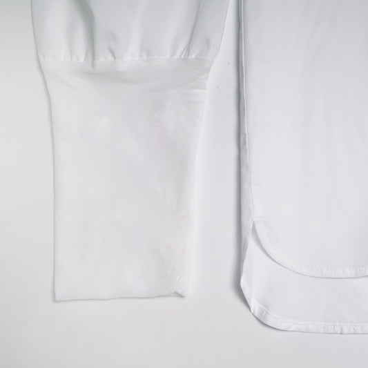 - Cotton Stretch Shirt - White