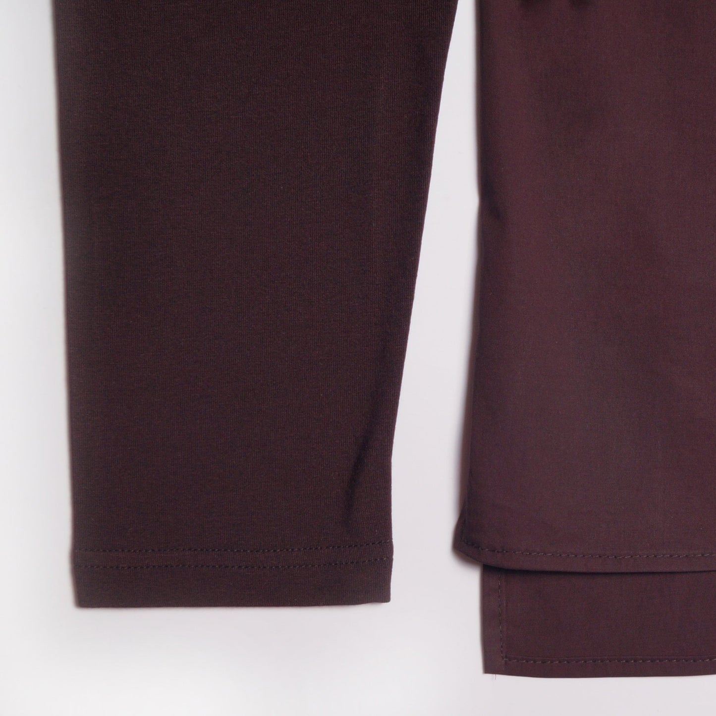 - Boxy Stretch Shirt - Burgundy