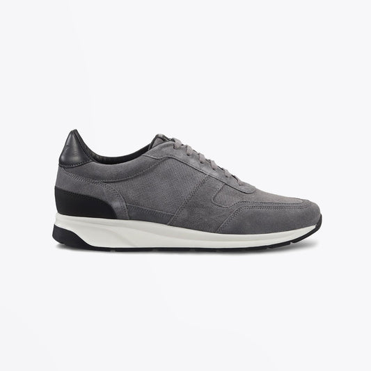 - Farell Suede Trainers - Grey