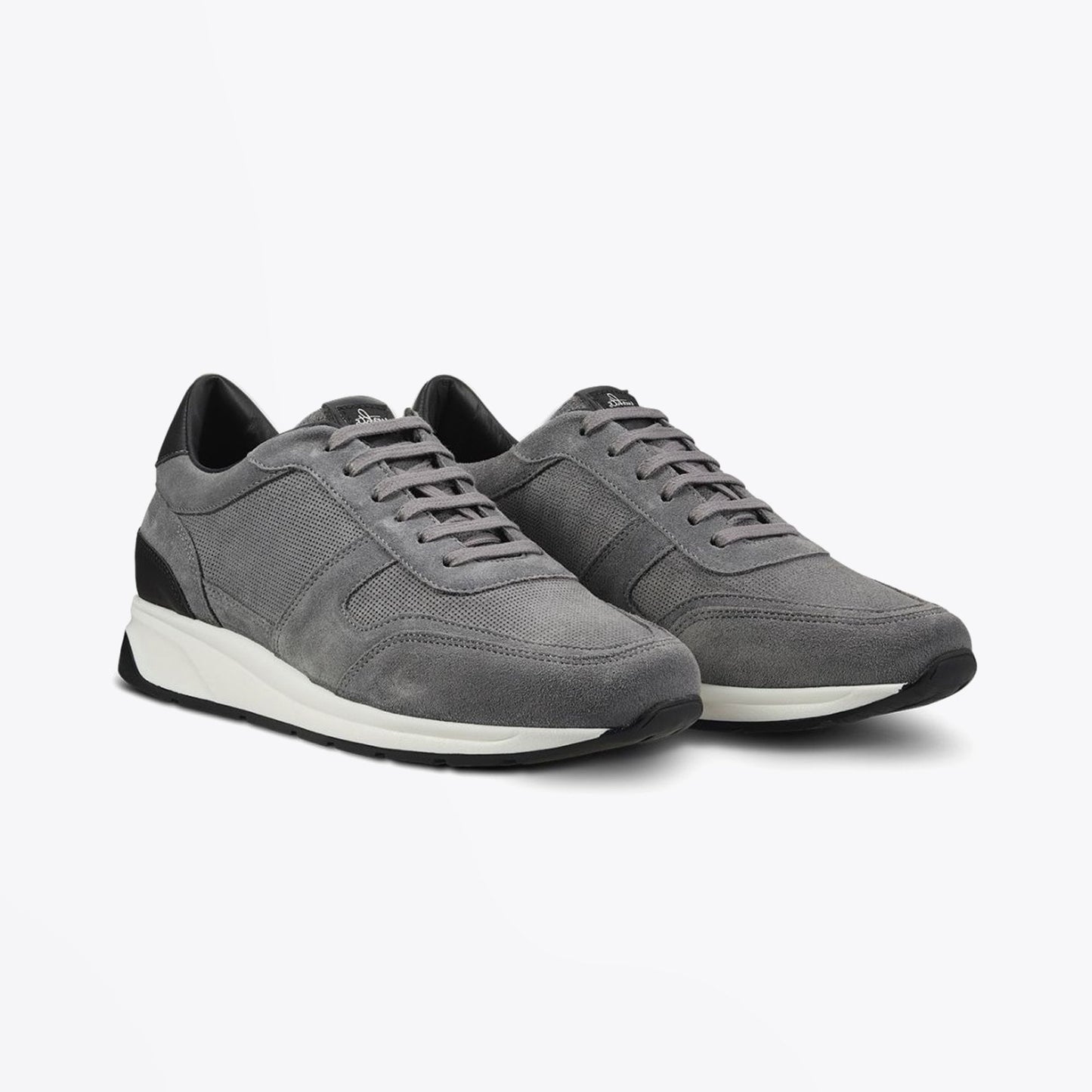 - Farell Suede Trainers - Grey