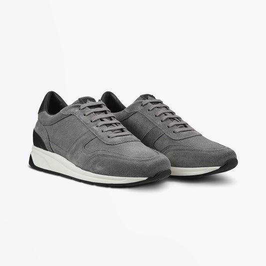 - Farell Suede Trainers - Grey