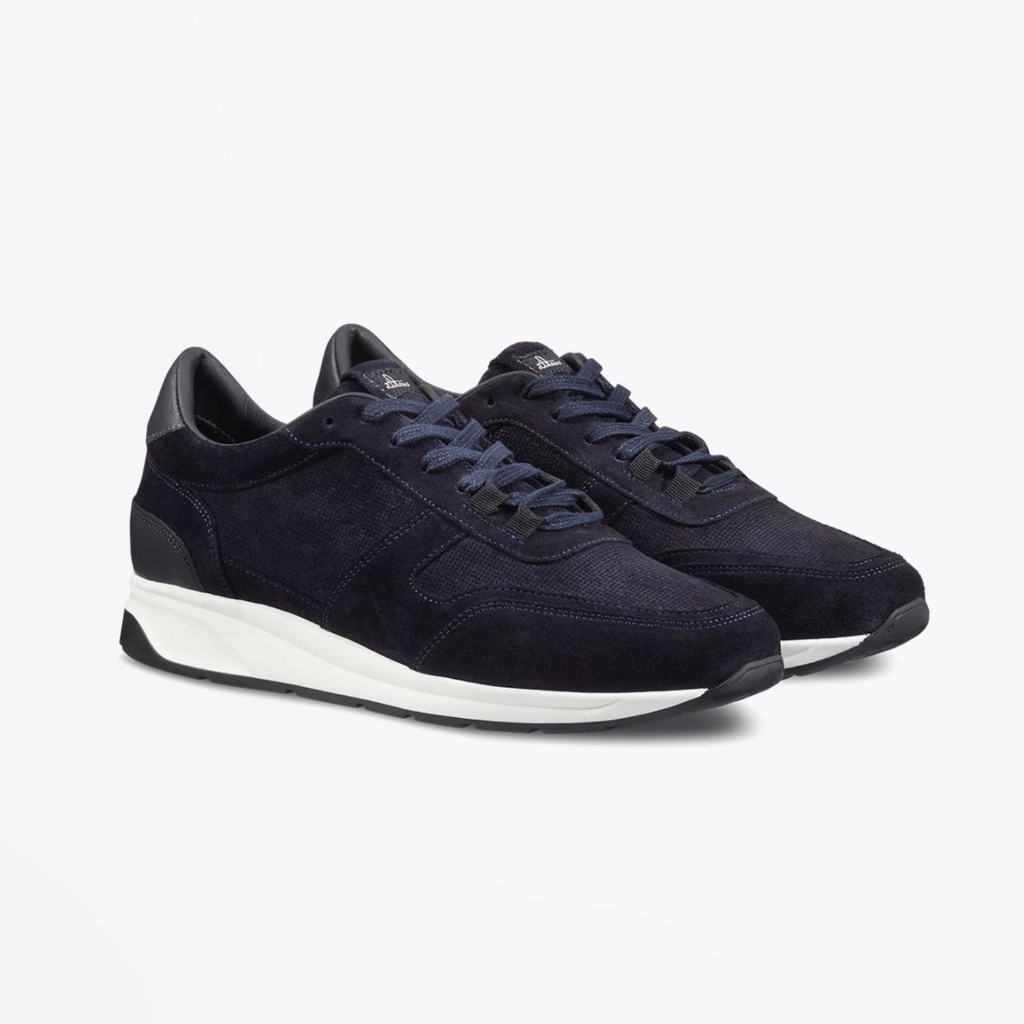 - Farell Suede Trainers - Dark Navy