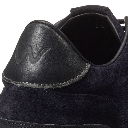 - Farell Suede Trainers - Dark Navy