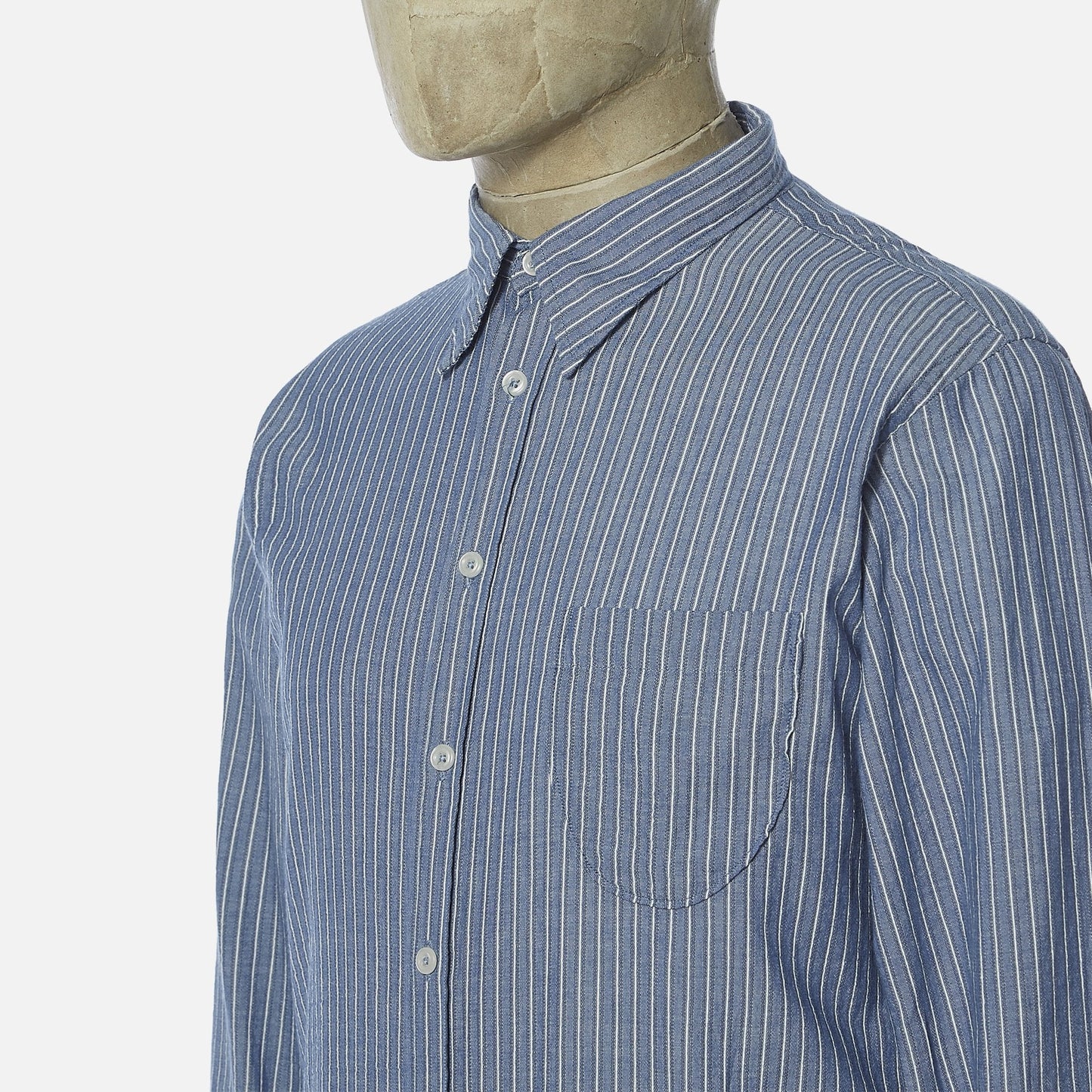 - Brook - Stripe Shirt - Blue