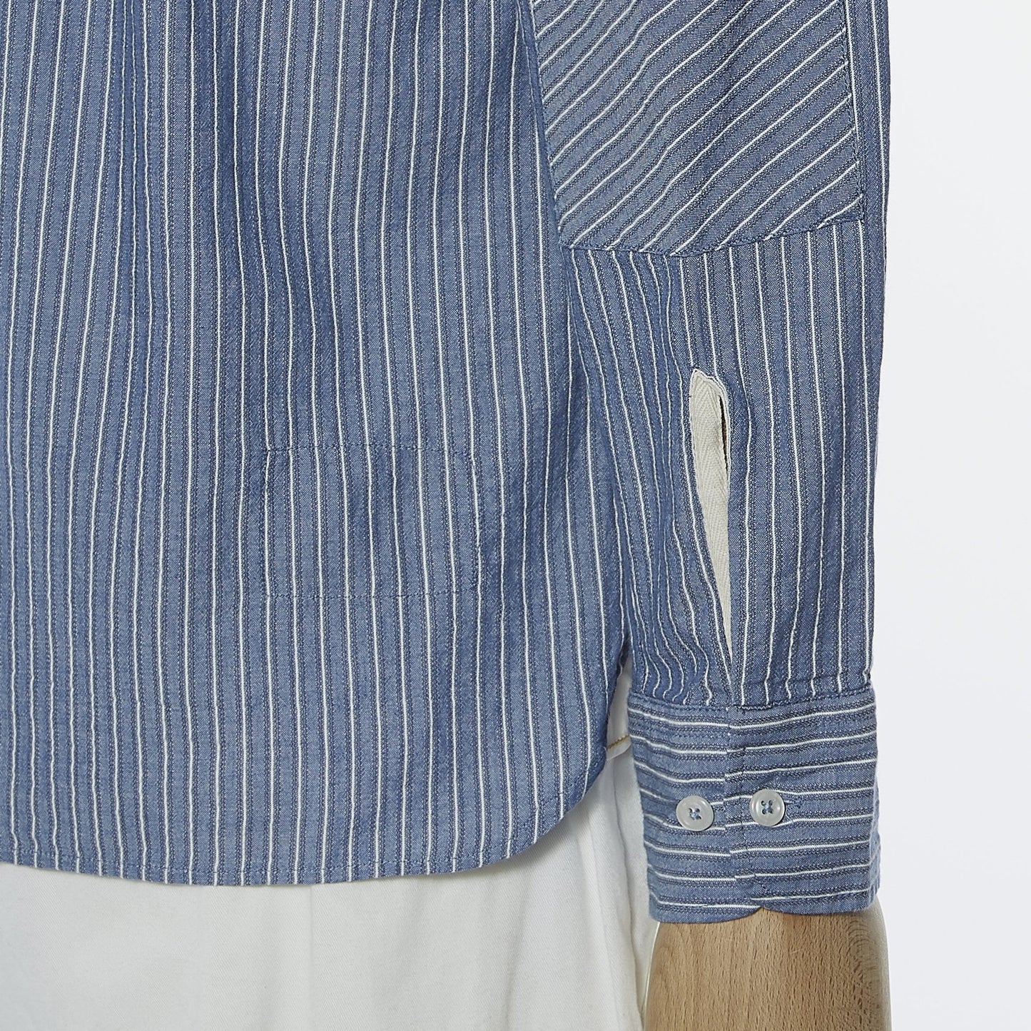 - Brook - Stripe Shirt - Blue