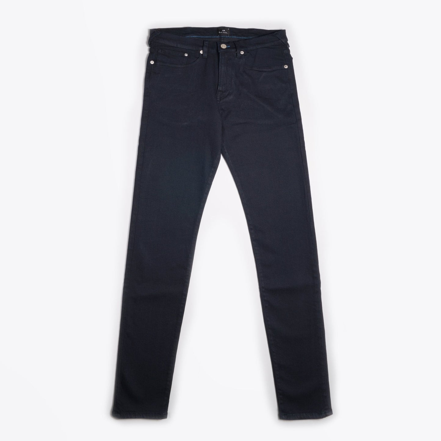 - Tapered Organic Cotton Reflex Jeans - Blue/Black
