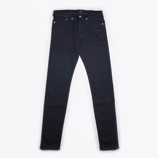 - Tapered Organic Cotton Reflex Jeans - Blue/Black
