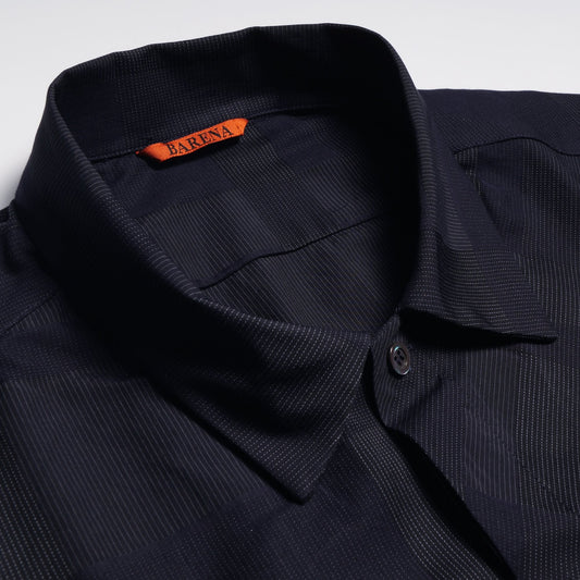 - Cotton Shirt - Navy