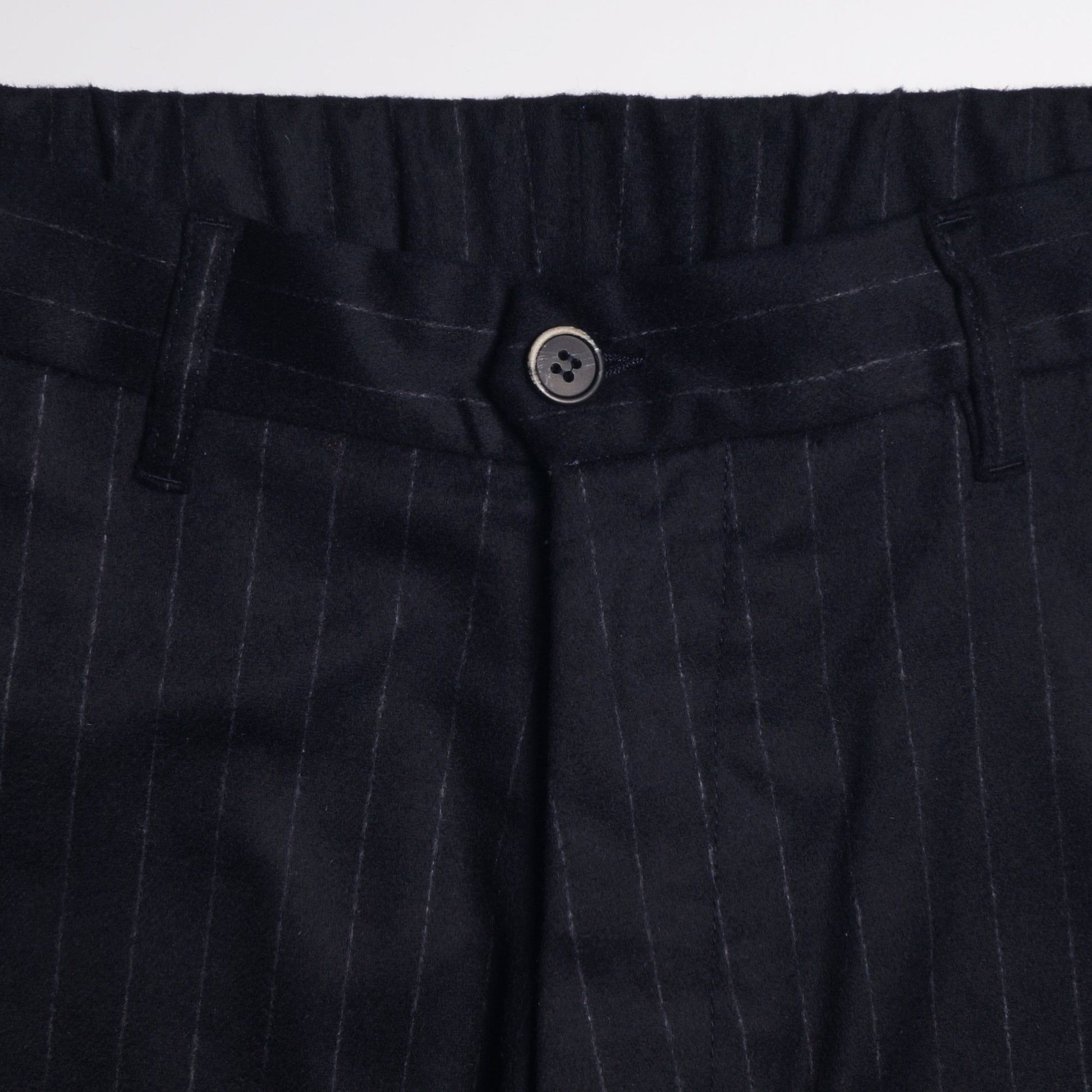 Barena Wool-Blend Pinstripe Trousers - Navy