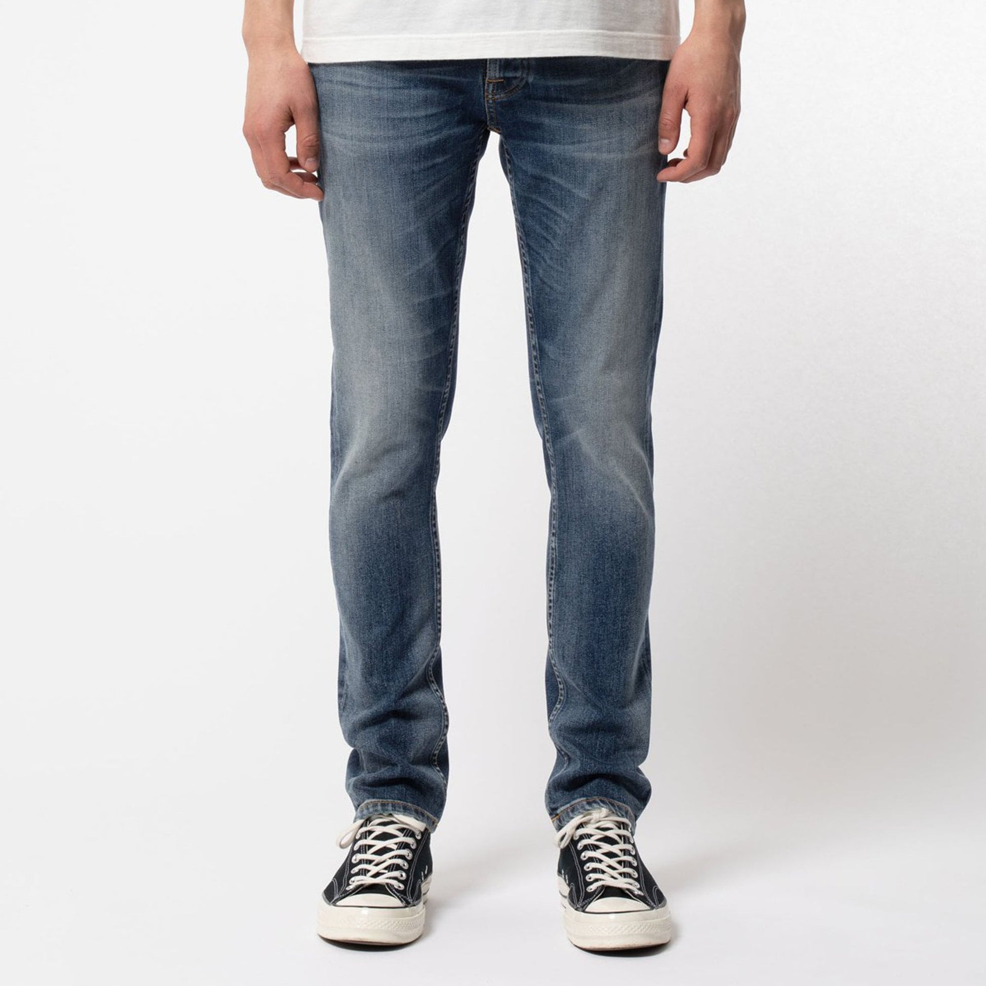 Nudie Grim Tim - Indigo Feeling Jeans - Blue