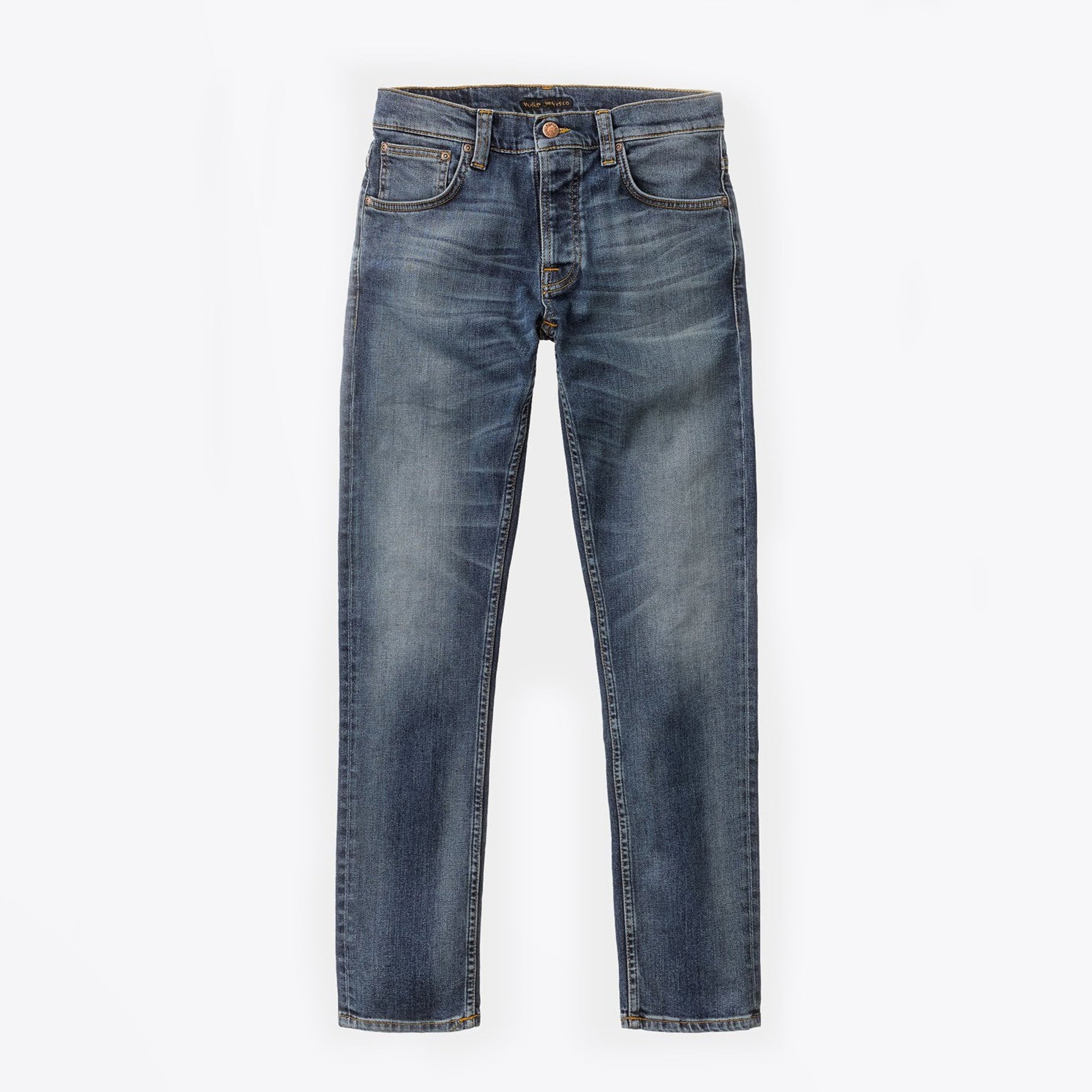 Nudie Grim Tim - Indigo Feeling Jeans - Blue