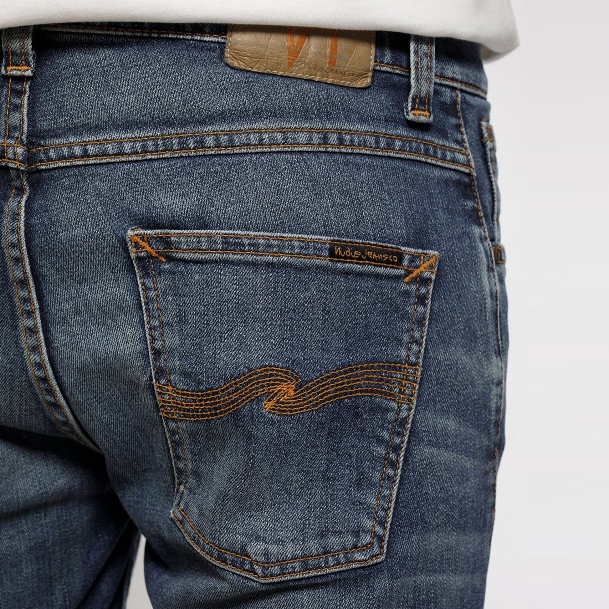 Nudie Grim Tim - Indigo Feeling Jeans - Blue