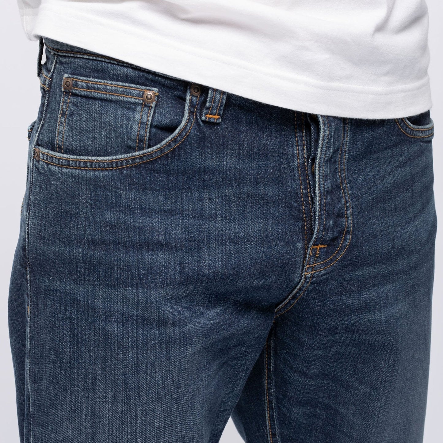 - Steady Eddie II - Dark Classic Jeans - Blue