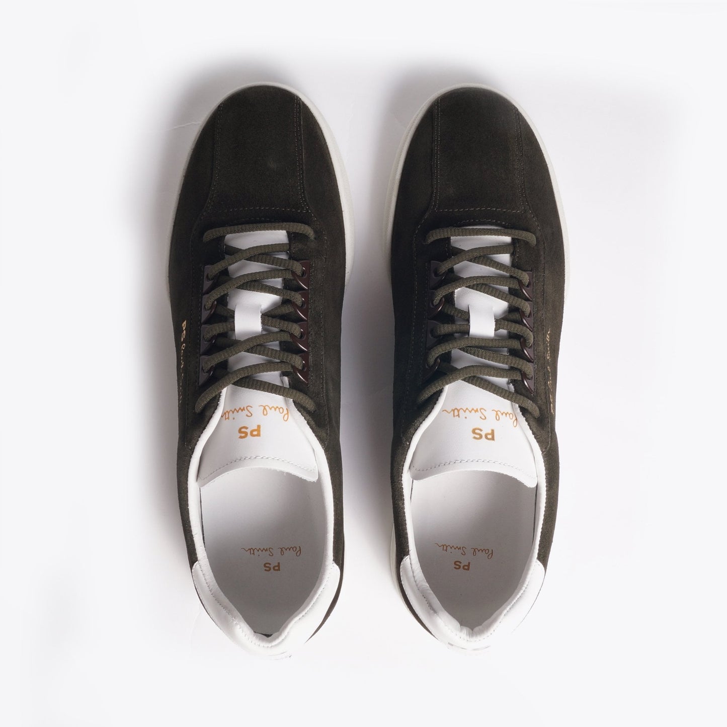 - Suede 'Achirus' Sneakers - Olive Green