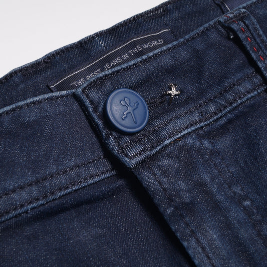 Leonardo Slim Denim Jeans - Blue