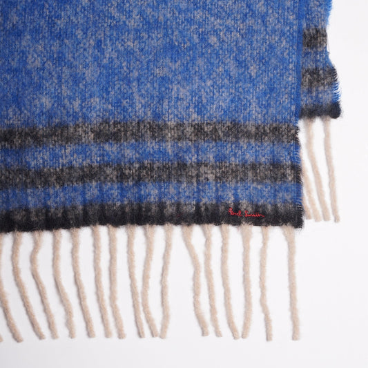 - Alpaca-Blend Stripe Scarf - Multi