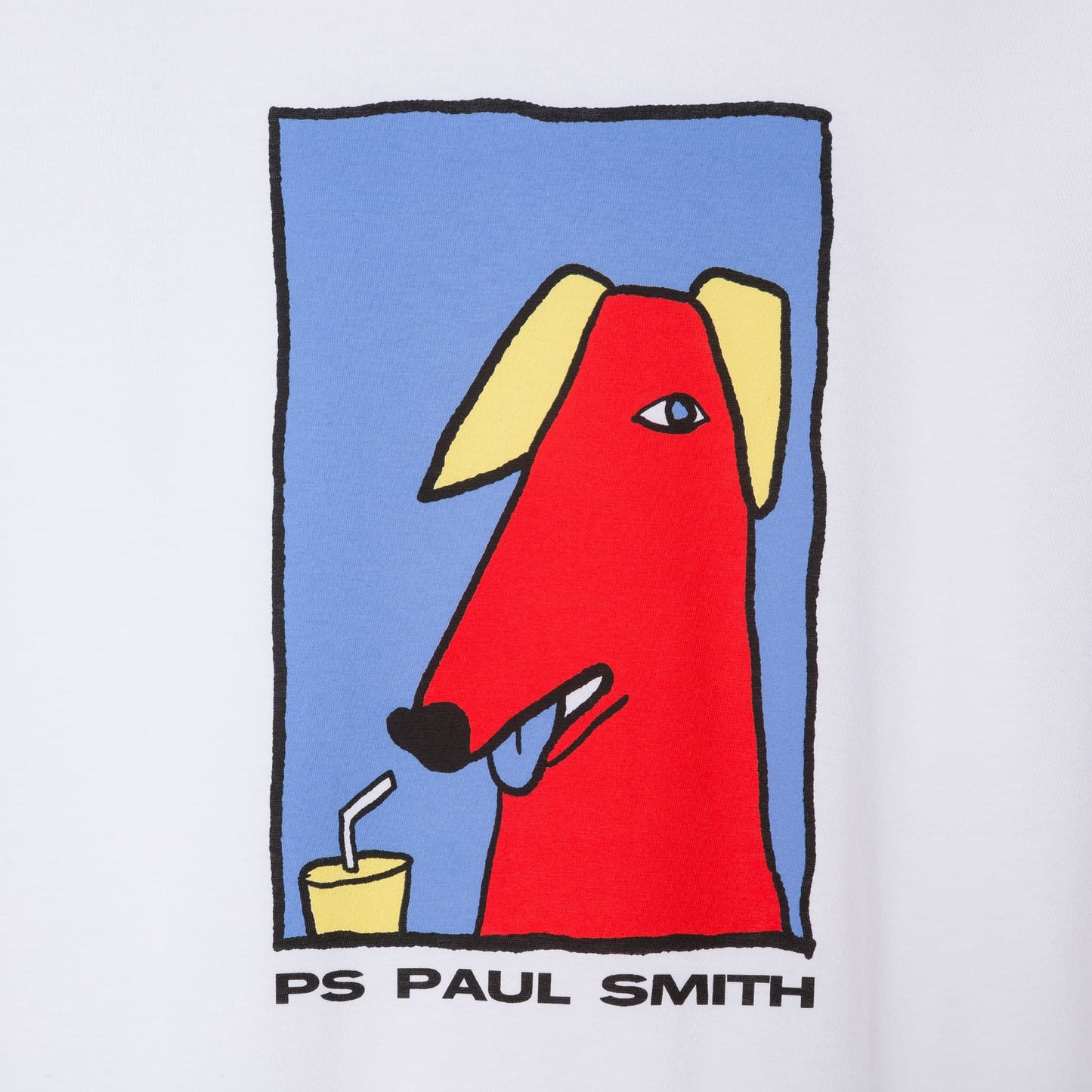 - Dog Print Sweatshirt - White