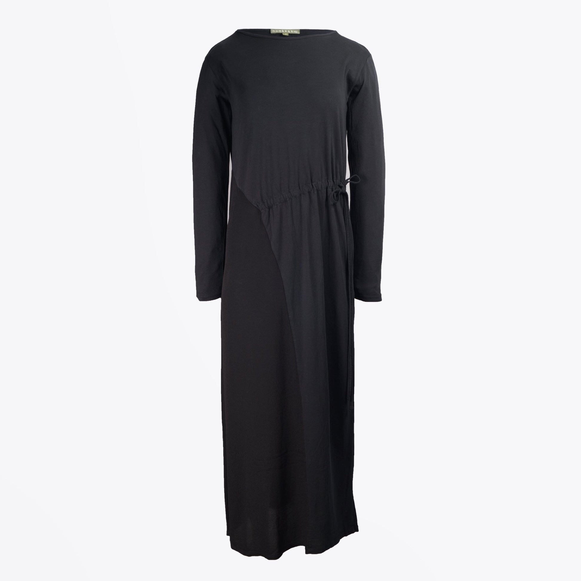 Humility Long Sleeve Textured Dress - Black