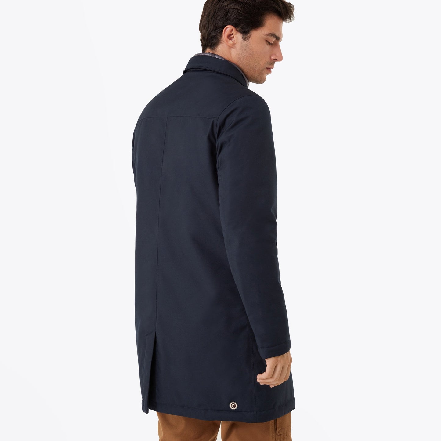 - Coat With Vest - Navy Blue