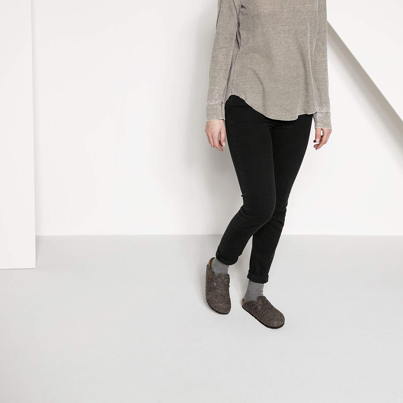 Boston Wool Clogs - Cacoa