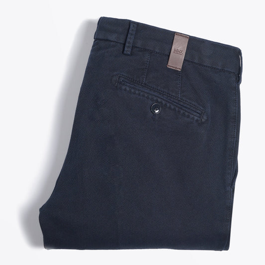 Lupus - Slim Textured Chinos - Navy