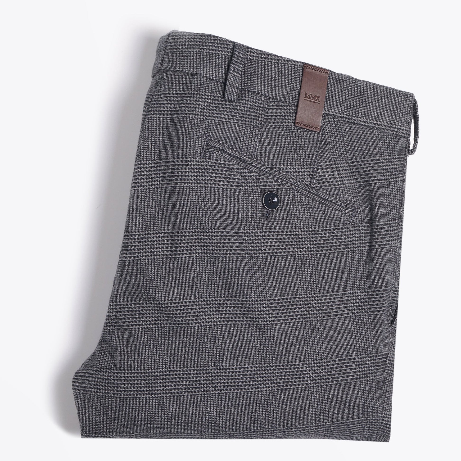 MMX Lupus - Slim Checked Chinos - Grey