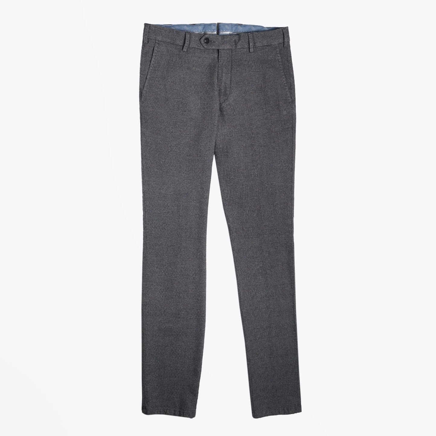 Lupus - Slim Checked Chinos - Grey