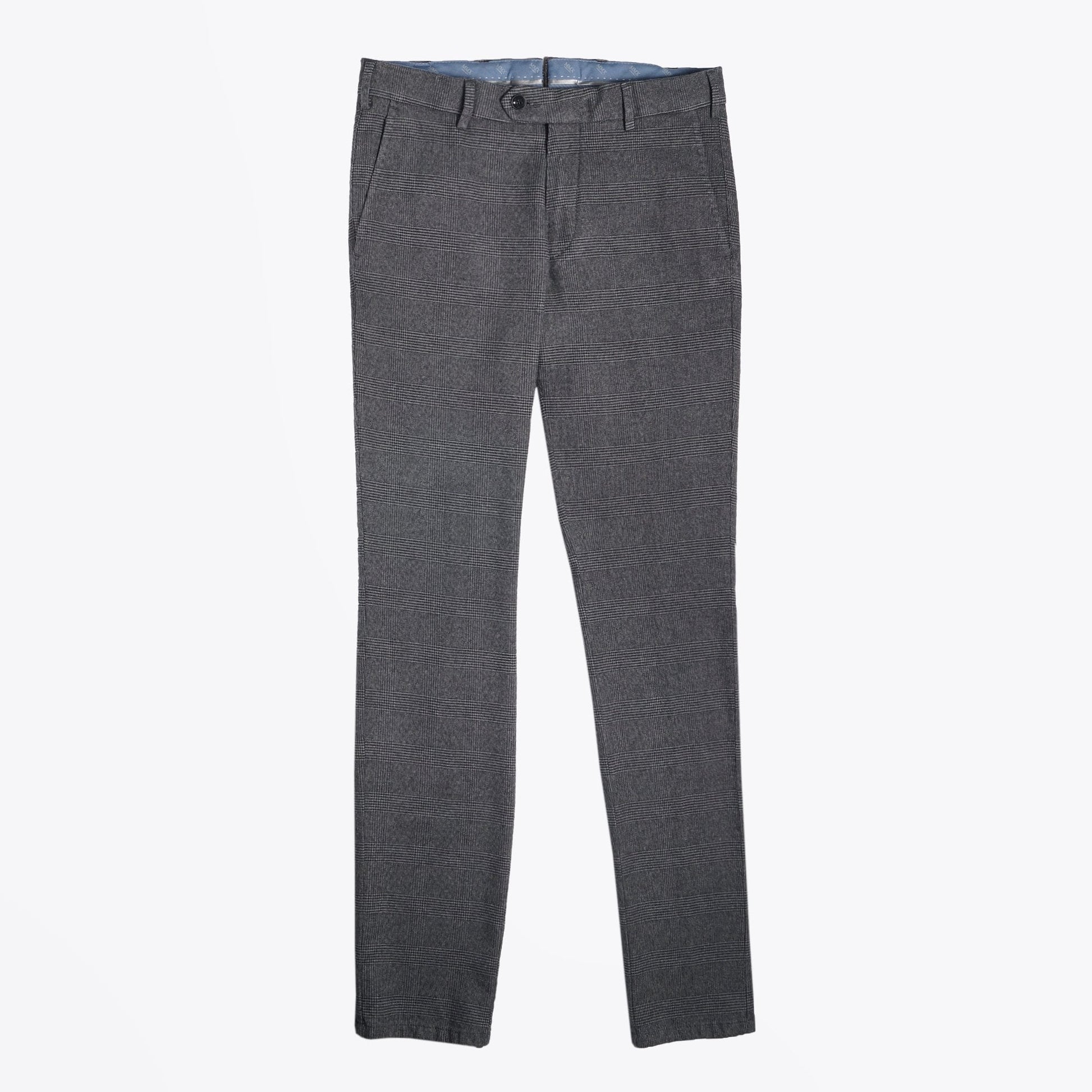 MMX Lupus - Slim Checked Chinos - Grey