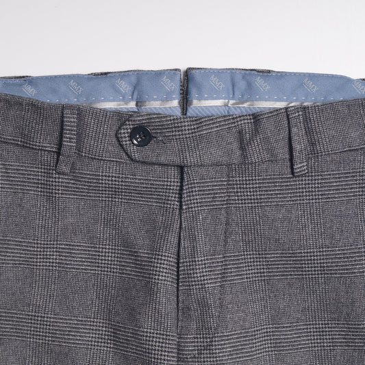 Lupus - Slim Checked Chinos - Grey